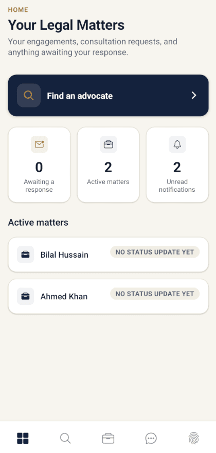 Wakalat app: your legal matters